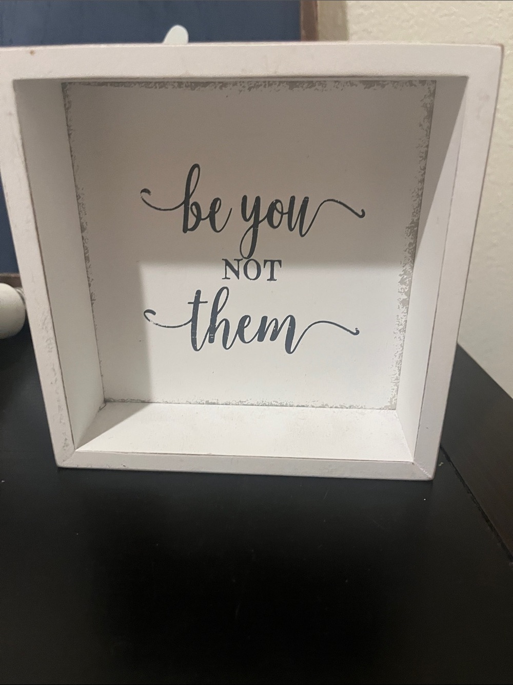 HOBBY LOBBY Decorative Shadow Box Sign